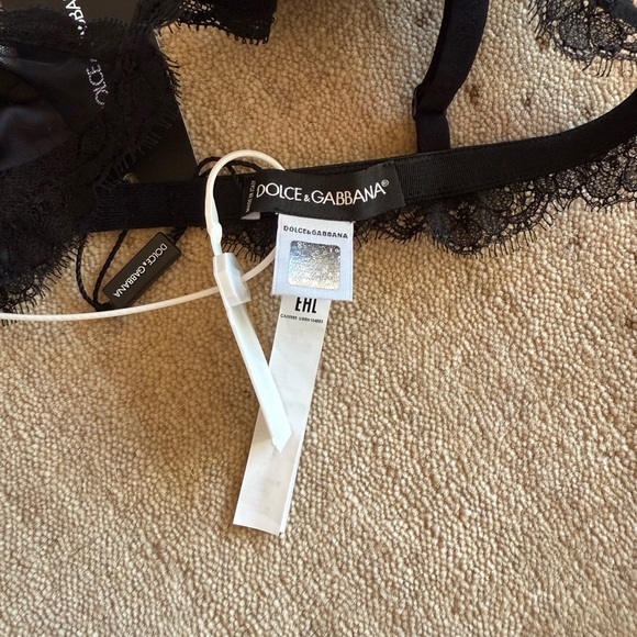 Dolce & Gabbana Black Lace Bralette, M, NWT - Picture 10 of 11